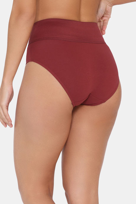 Zivame High Rise Full Coverage Tummy Tucker Hipster Panty (Pack of 2) - Multicolor — image 7